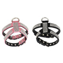 Pack of 2, No Pull Adjustable Dog Pet Bling Diamond Crystal Vest Harness