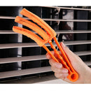 Microfiber Car A/C Air Vent Cleaning Brush Home Blind Cleaner (Yellow)