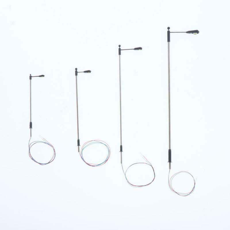 10Pcs 1: 100 H0 Modeling Led Street Lamps Lamp Layout For Train Railroad