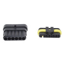 Kit 6 Pin Way Waterproof Electrical Wire Connector Plug W9T7