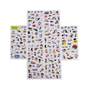 6Pcs/Pack Korea Transparent Pvc Stickers Cute Cat Diary Photo Album StickersWM