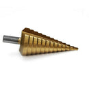 4-39Mm Hss Round Handle Straight Groove Pagoda Drill Titanium-Plated Step D