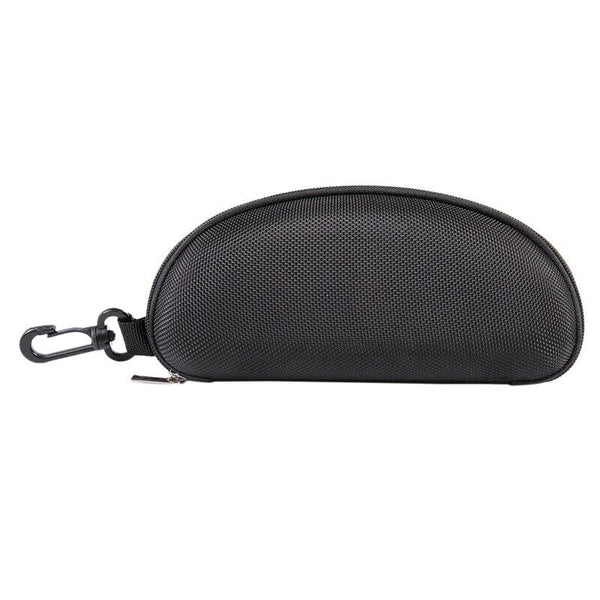 Black Pattern with a Hook EVA Glasses Case T6D9
