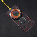 Portable Mapping Ruler Outdoor Survival Camping Hiking Compass Tool DC45-5C