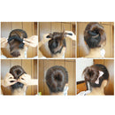 2 Pcs Flexible Metal Sponge Hair Styling Curler Bun Maker Tool for Women Q6S9