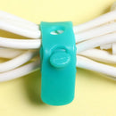 4Pcs/lot Multipurpose Cable Winder Earphone clip Wire Cord Silicone HolderB.kz