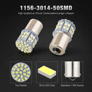 20 Pieces 1156 White 50-SMD LED Super Bright Turn Signal Tail Stop Brake Lights