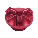 Motorcycle Oil Cap Cover Engine Cap Cover CNC Fit for Kawasaki 2019 Red