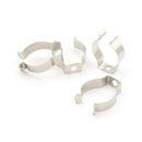 4Pcs Holder T8 Fluorescent Tube Lamp Bracket Clips Socket Lampholder Silver3CK