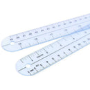 6pcs/set Multi-Ruler Spinal Finger Goniometer Angle Spinal Ruler N3G1