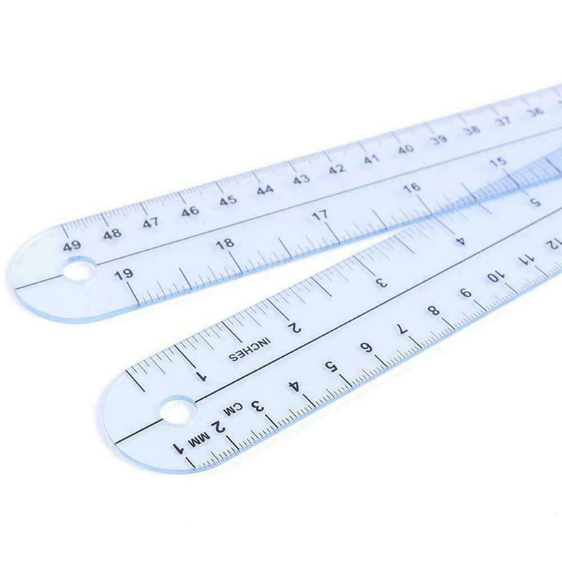 6pcs/set Multi-Ruler Spinal Finger Goniometer Angle Spinal Ruler N3G1