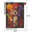Halloween Pumpkin Dog 5D Full Drill Diamond Painting DIY Craft Needlework