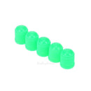 100pcs Plastic Car Truck Bike Tire Tyre Wheel Valve Stems Caps Dust Cover Green