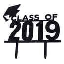 Congrats Grad Cake Topper Black Class LJf 2019 Acrylic Cake Picks Cake Topper .