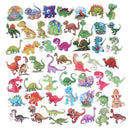 50Pcs Cartoon dinosaur mixed stickers scrapbook suitcase laptop guitar sticke OZ