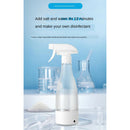 DIY Sodium Hypochlorite Generator Spray Bottle USB Rechargable Home Bedroom