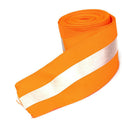 Reflective Tape - Night Safty Strip - Sew On Lime Orange Synth Fabric 3 Meters