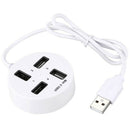 Usb2.0 Hub Hub One For Four Usb Ports Round Usb Hub Splitter C4B6