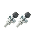 2 Pcs GH-201B 900N Capacity Quick Holding Horizontal Toggle Clamp