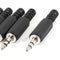 10pcs 3.5mm 1/8" Audio Male Plug Jack Adapter Connector DIY Earphone Speake sp