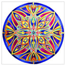 5D DIY Full Drill Diamond Painting Circles Cross Stitch Embroidery Mosaic