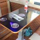 Stainless Steel Recessed Cup Drink Holder for Marine Boat RV Camper ONW YDL
