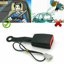 Universal Auto Car Seat Belt Buckle Socket Plug Connector W/Warning Cable 7/8" Y