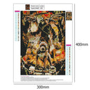5D DIY Full Drill Diamond Painting Wicked Animals Cross Stitch Embroidery