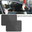 2Pcs/Set Car Window Side Sun Shade Cover Block Static Screen Cling Visor Sh B1P5