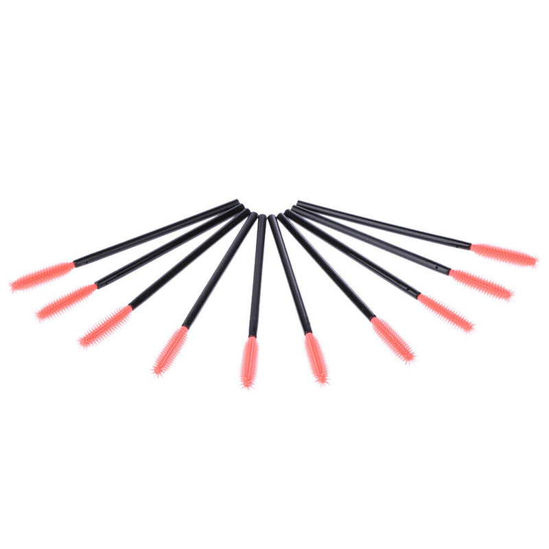 50pcs Disposable Eyelashes Brush Make Up Mascara Brush Kit (Pineapple) A