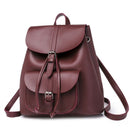 Ladies Backpack Fashion Causal Pu Leather Shoulder Retro Large Backpack Lad S8I5