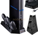 USB Hub Cooling Fan Chargers Multi-function Stand For PS4 Pro Game Controller