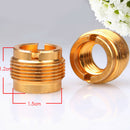 5Pcs/Set Microphone Mic Screw Clip Thread Adaptor 3/8" To 5/8"Connector Golde TO