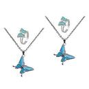 2Pcs Color Change Mood Emotion Necklace Changeable Jewelry Set Choker Gifts