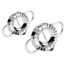 Dumpling Maker 2 PCS Stainless Steel Dumpling Mold and Dough Press for Home N9R1