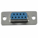 Pair Male Female DB9 Serial Port Socket + 2 Sets Metal Cover Hood DIY H6X6