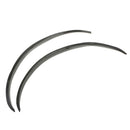 2pcs Car Fender Flare Wheel Eyebrow Protector Carbon Fiber Wheel Arch Strip