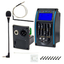 Complete Set Of 5 Band EQ Pre-amp Piezo Pickup Pickups LCD Tuner For Acoustic