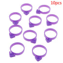 10 loaded silicone retaining ring Pastry bags Cable tie sealing ring pastry ba_