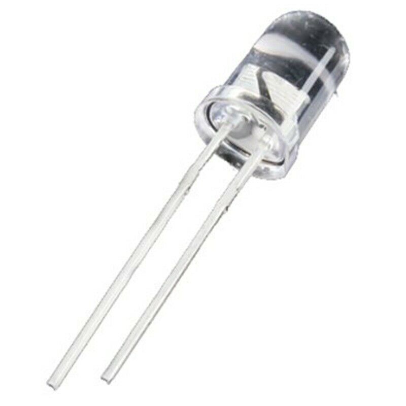 100 x LED Diode White 5 mm D4J3