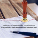 Brass Wax Seal Stamp Handmade Bee Shape Fire Painting Stamp for Envelope Wedding