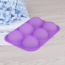 Silicone Soap Chocolate Molds Cake Baking Tool  Pastry Mould round shape 6ho Gw