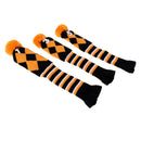 3Pcs Golf Club Head Covers, fit for Driver Wood(460cc), Fairway Wood,