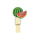 10 PCS fruit watermelon Wood Clips Photo Paper Pegs Clothespin Craft Decor  OZ