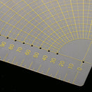 Hard Plastic Sector Quilt Ruler Patchwork Rulers Sewing Ruler Crafts Tools