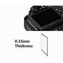 Screen Protector for Nikon D500, 0.33mm Ultra-Clear Anti-scratch LCD Tempered