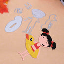 5pcs Summer Beach DIY Cutting Dies Stencils Scrapbook Embossing Album Cards