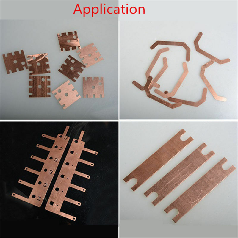 200x100x0.1mm 99.9% Pure Copper Cu Metal Sheet Foil For Handicraft Aerospace