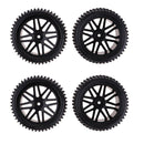4x RC 1/10 Buggy Wheels Tires Tyre For HSP Redcat  HPI Diameter 83mm