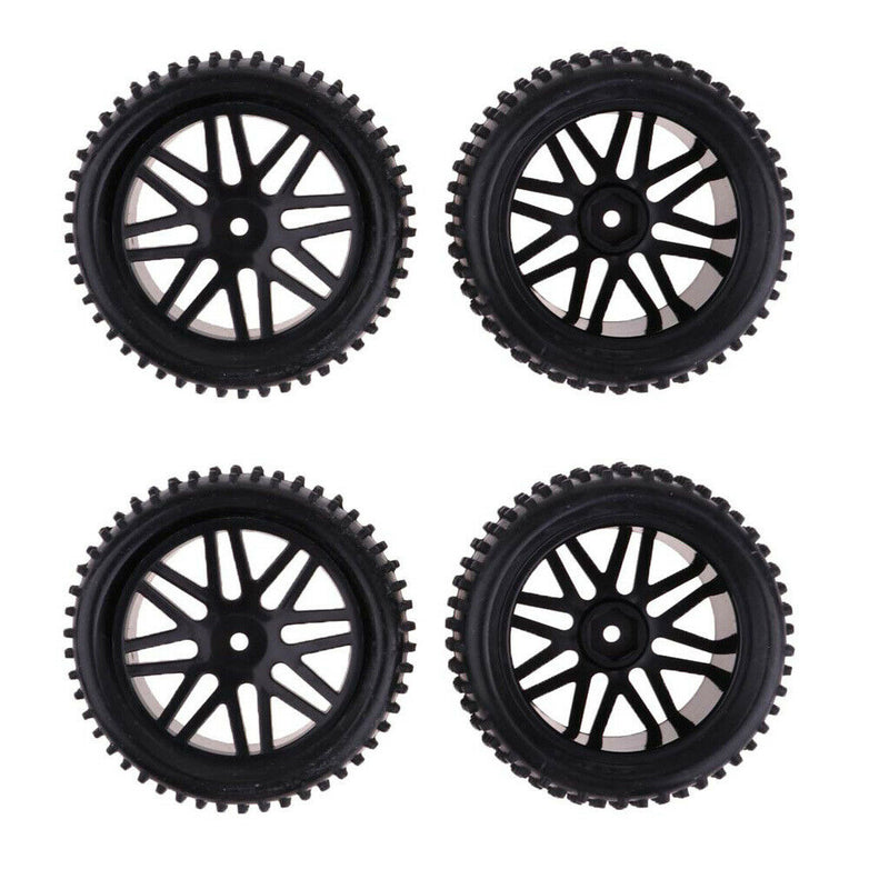 4x RC 1/10 Buggy Wheels Tires Tyre For HSP Redcat  HPI Diameter 83mm
